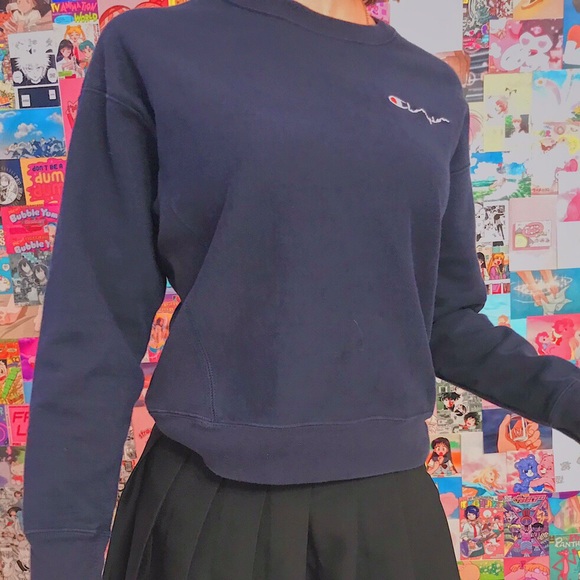 Champion Sweaters - Navy champion sweatshirt!